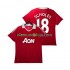 Camisola Manchester United SCHOLES 18 Retro Homem Equipamento Primeiro 2011 2010 Manga Curta